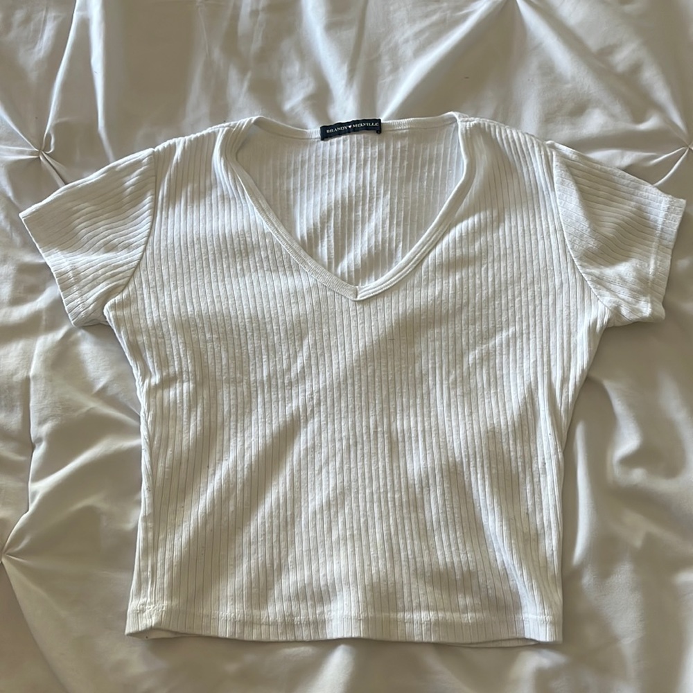 White Crop Top